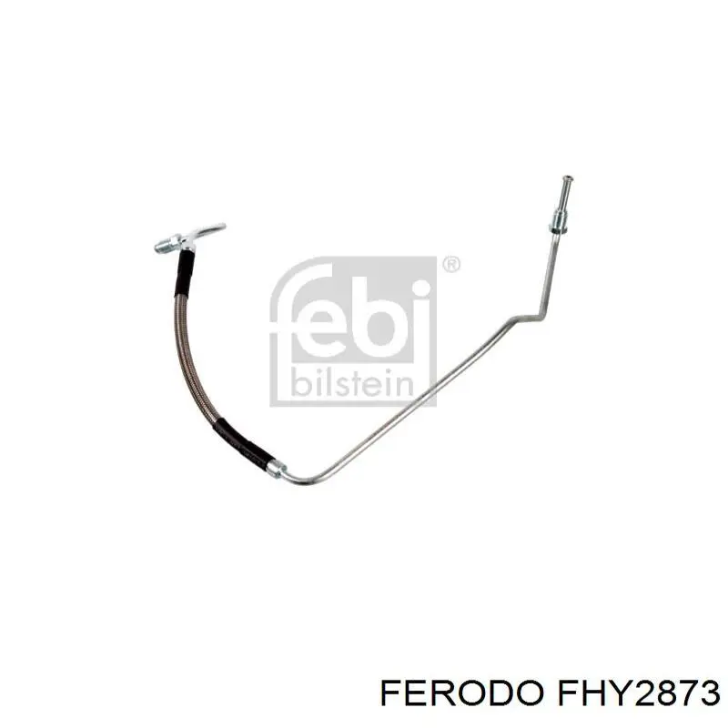 Tubo flexible de frenos trasero derecho FHY2873 Ferodo