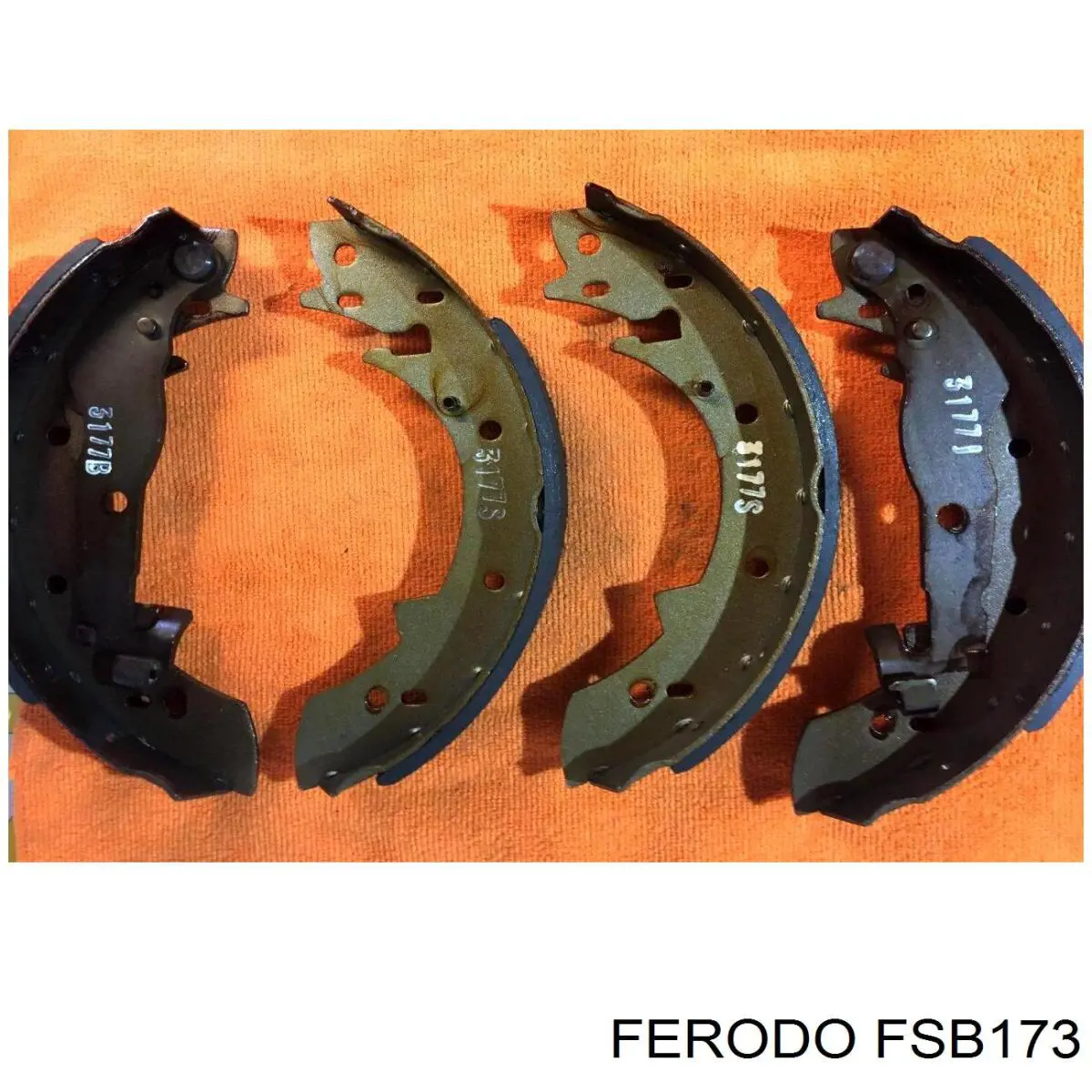 Задние барабанные колодки FSB173 Ferodo