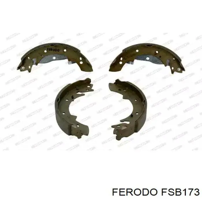 FSB173 Ferodo колодки тормозные задние, барабанные