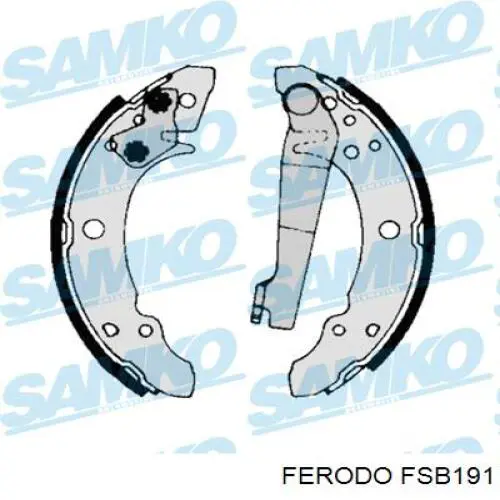 Барабанные колодки Ferodo FSB191