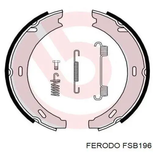 Колодки ручника FSB196 Ferodo