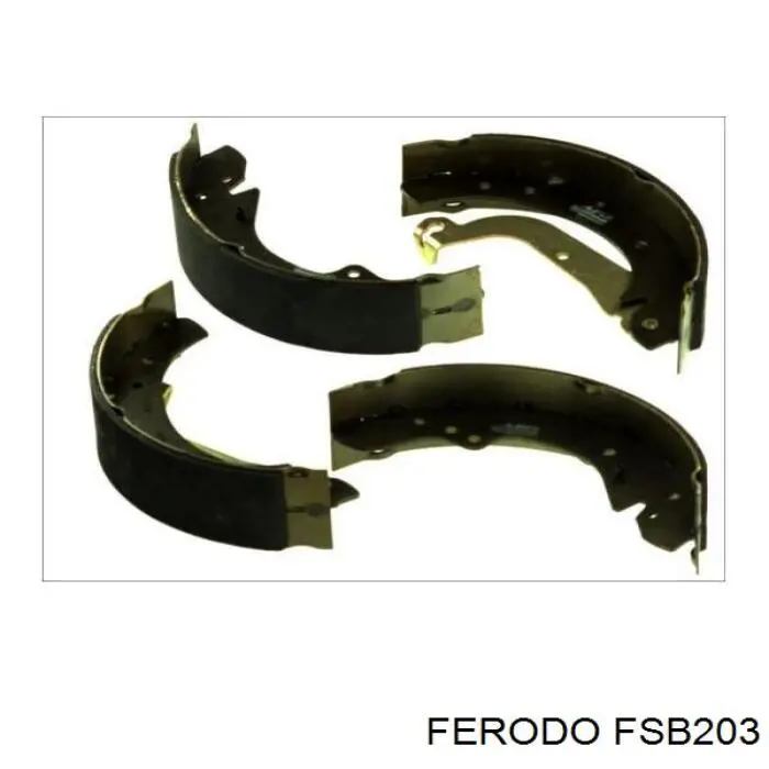 FSB203 Ferodo колодки тормозные задние барабанные