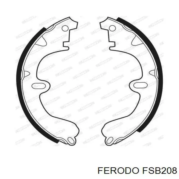 Тормоза рабочие задние ножные и тормозные барабаны Ferodo FSB208 цена, от 18.32 USD