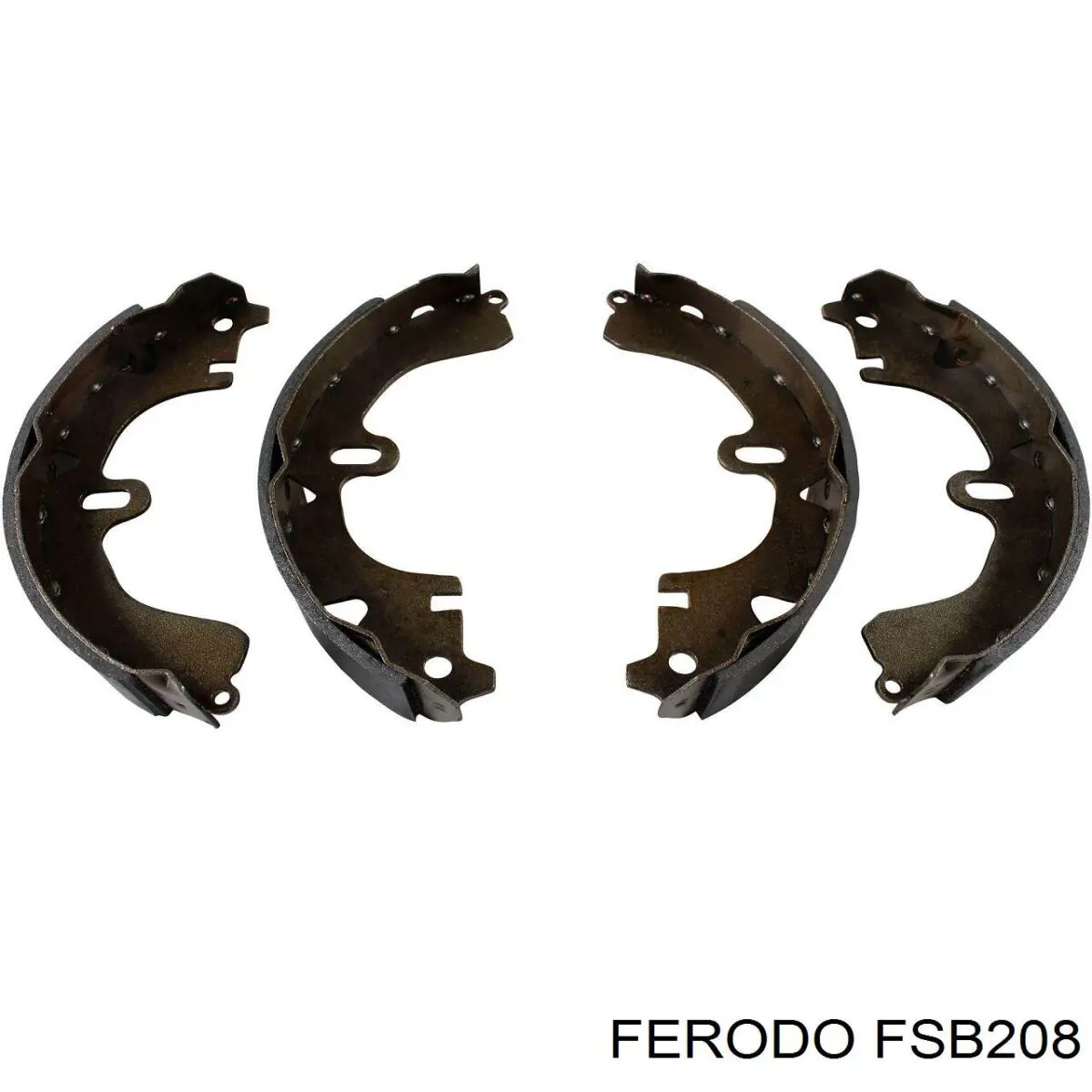FSB208 Ferodo Барабанные тормозные колодки