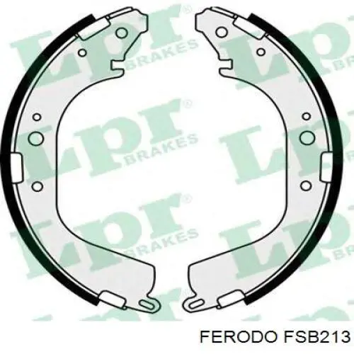 Zapatas de frenos de tambor traseras FSB213 Ferodo