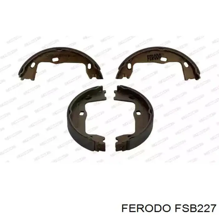 FSB227 Ferodo колодки ручника (стояночного тормоза)