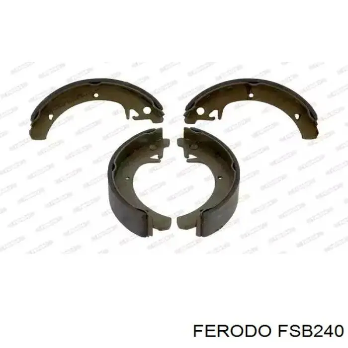 FSB240 Ferodo колодки тормозные задние барабанные