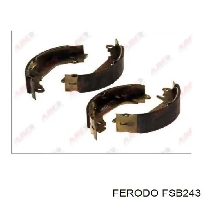Тормоза рабочие задние ножные и тормозные барабаны Ferodo FSB243 цена, от 17.55 USD