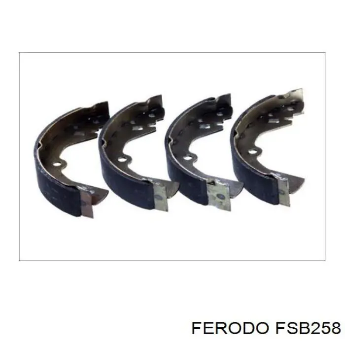 Задние барабанные колодки FSB258 Ferodo