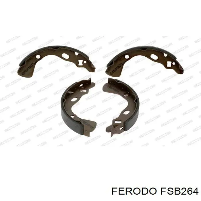 FSB264 Ferodo Барабанные тормозные колодки