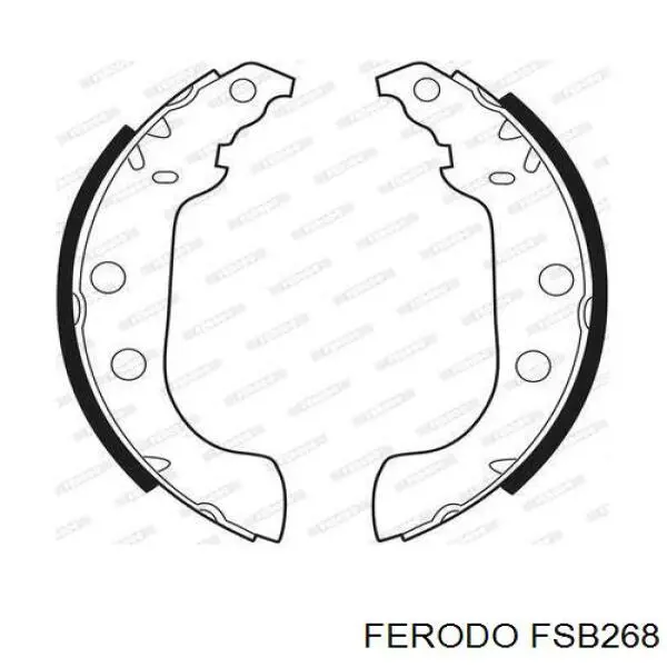 Тормоза рабочие задние ножные и тормозные барабаны Ferodo FSB268 цена, от 19.81 USD