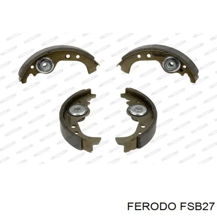 Тормоза рабочие задние ножные и тормозные барабаны Ferodo FSB27 цена, от 14.78 USD