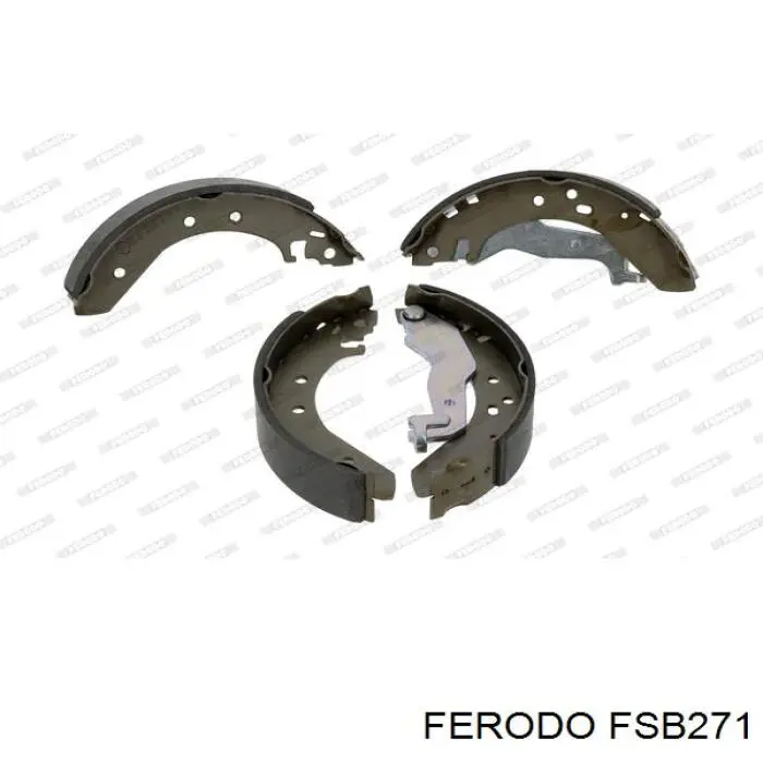 FSB271 Ferodo колодки тормозные задние барабанные
