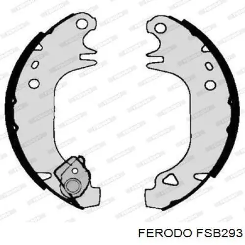 FSB293 Ferodo колодки тормозные задние барабанные