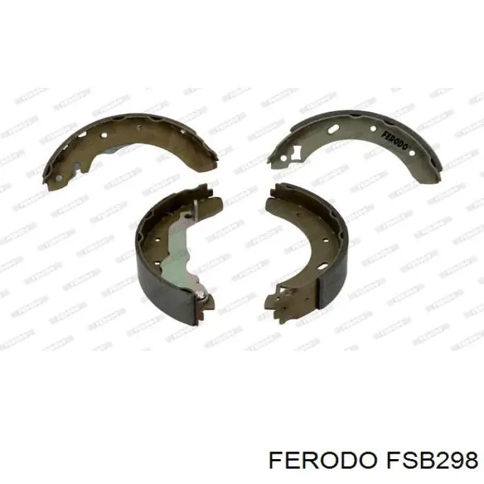 FSB298 Ferodo задние барабанные колодки