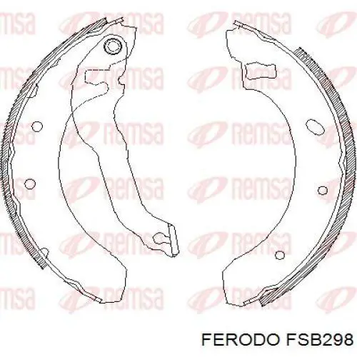Тормоза рабочие задние ножные и тормозные барабаны Ferodo FSB298 цена, от 30.23 USD