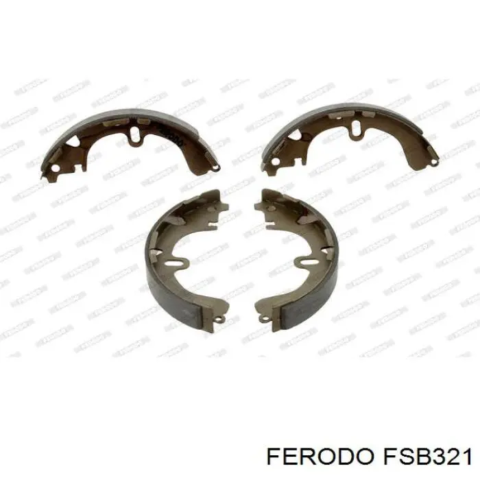 Тормоза рабочие задние ножные и тормозные барабаны Ferodo FSB321 цена, от 17.70 USD