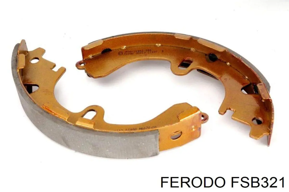 Zapatas de frenos de tambor traseras FSB321 Ferodo