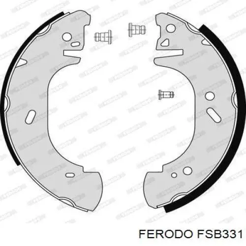 FSB331 Ferodo колодки тормозные задние барабанные