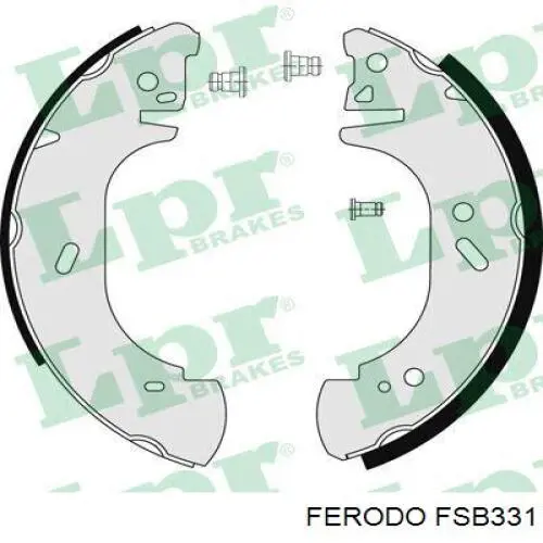 Zapatas de frenos de tambor traseras FSB331 Ferodo