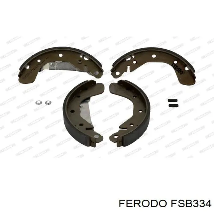 FSB334 Ferodo Барабанные тормозные колодки