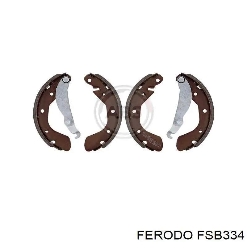 Тормоза рабочие задние ножные и тормозные барабаны Ferodo FSB334 цена, от 22.99 USD