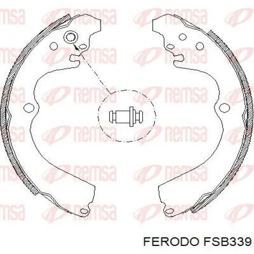 Тормоза рабочие задние ножные и тормозные барабаны Ferodo FSB339 цена, от 22.95 USD