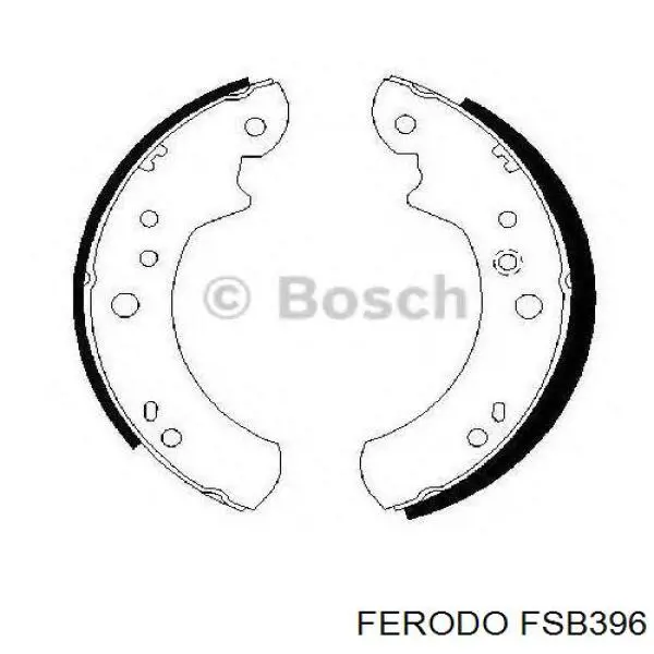 Тормоза рабочие задние ножные и тормозные барабаны Ferodo FSB396 цена, от 30.73 USD