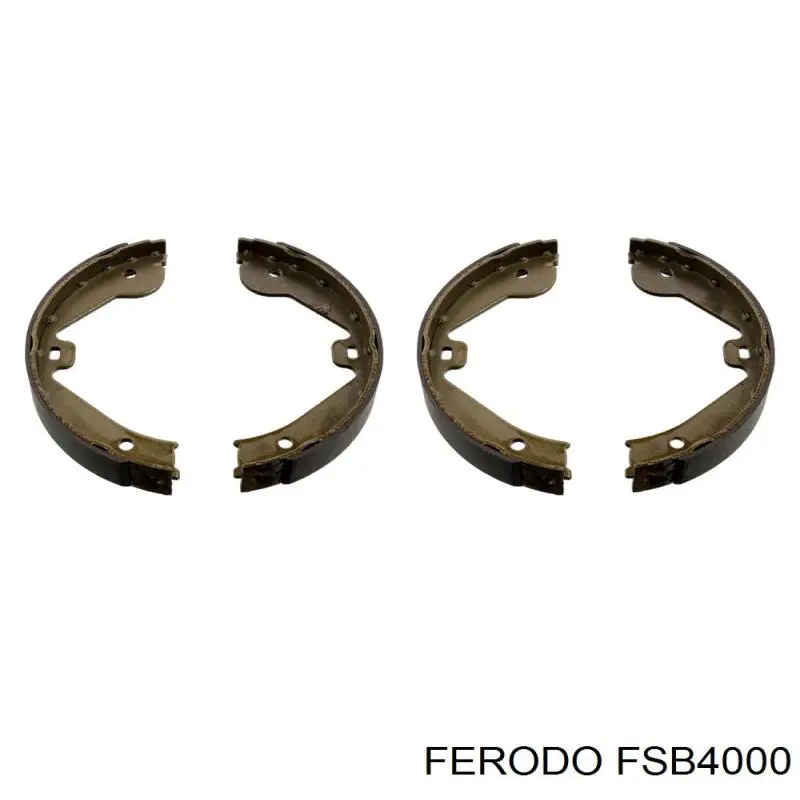 FSB4000 Ferodo Тормозные колодки ручника