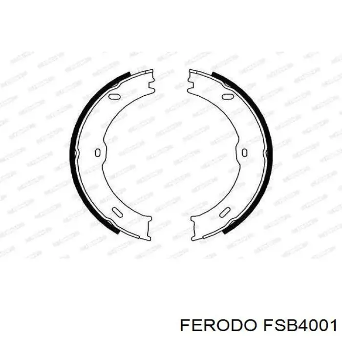 Колодки ручника (стояночного тормоза) Ferodo FSB4001