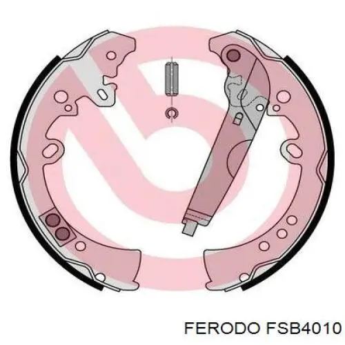 Тормоза рабочие задние ножные и тормозные барабаны Ferodo FSB4010 цена, от 44.35 USD
