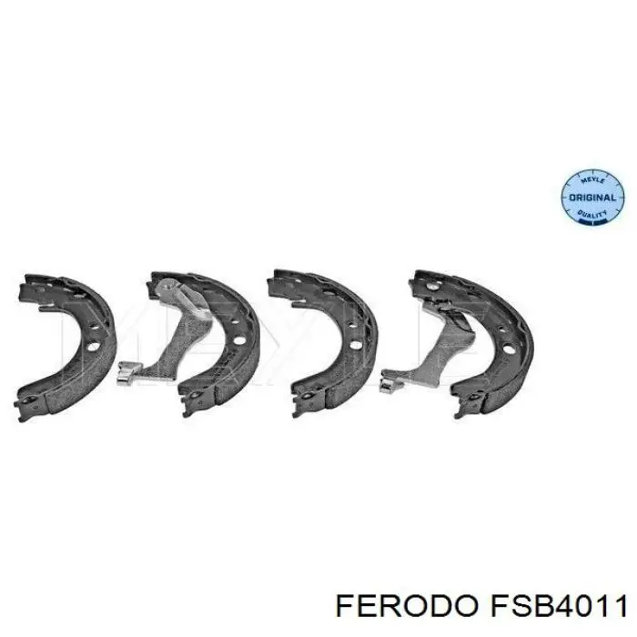 Zapatas de frenos de tambor traseras FSB4011 Ferodo