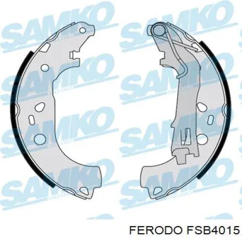 Тормоза рабочие задние ножные и тормозные барабаны Ferodo FSB4015 цена, от 35.12 USD