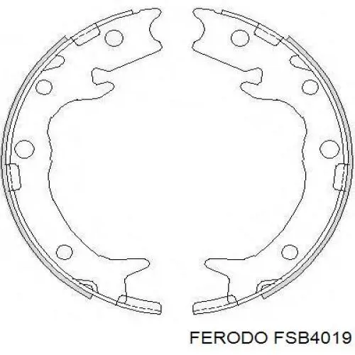 Колодки ручника FSB4019 Ferodo