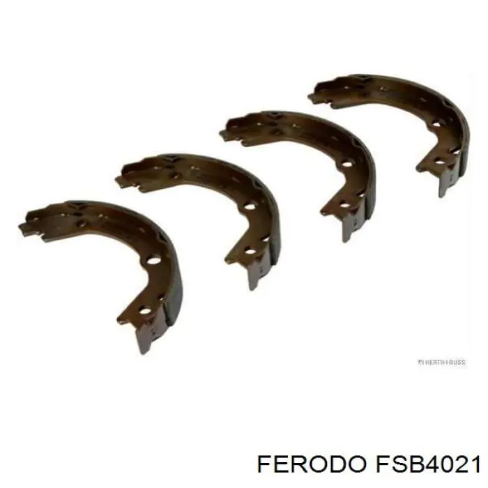 FSB4021 Ferodo Тормозные колодки ручника