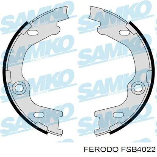 Колодки ручника FSB4022 Ferodo