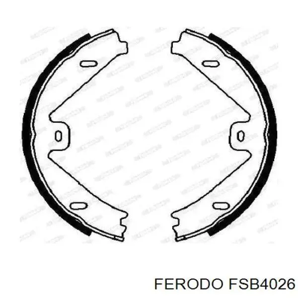 Колодки ручника FSB4026 Ferodo