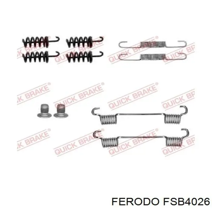 Купить FSB4026 Ferodo Колодки ручника/стояночного тормоза