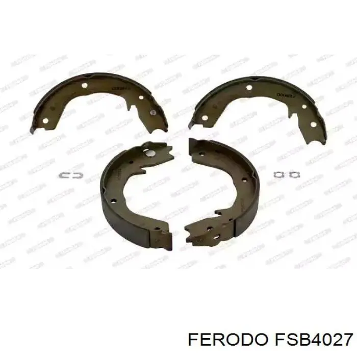 FSB4027 Ferodo колодки ручника (стояночного тормоза)