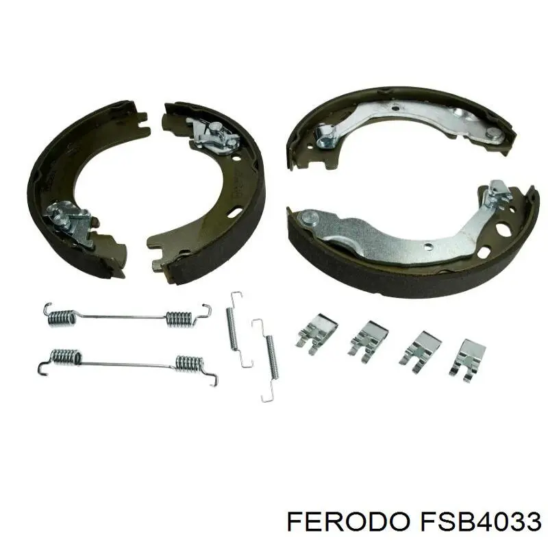 Колодки ручника FSB4033 Ferodo