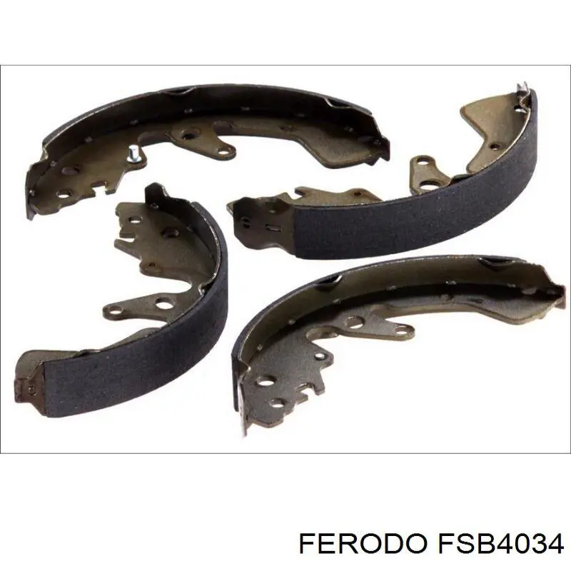 Задние барабанные колодки FSB4034 Ferodo