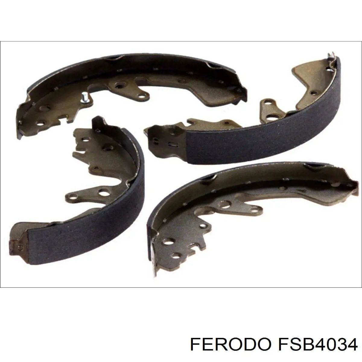 Тормоза рабочие задние ножные и тормозные барабаны Ferodo FSB4034 цена, от 34.43 USD
