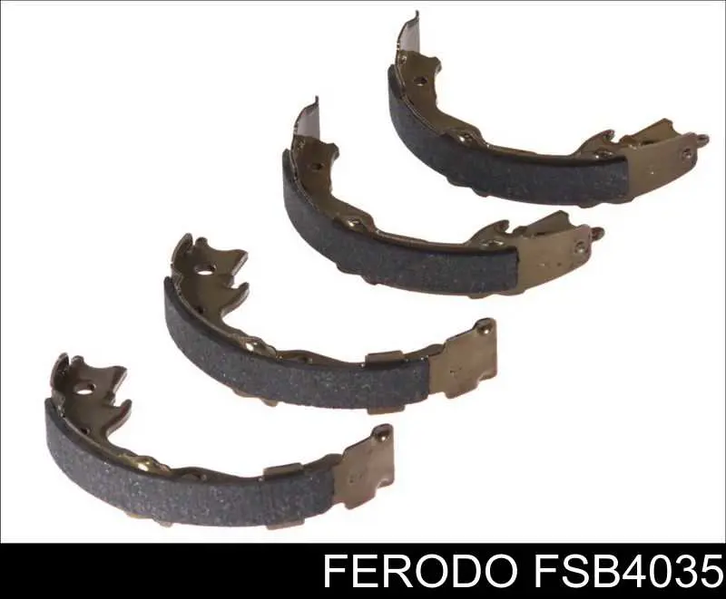 FSB4035 Ferodo колодки ручника (стояночного тормоза)