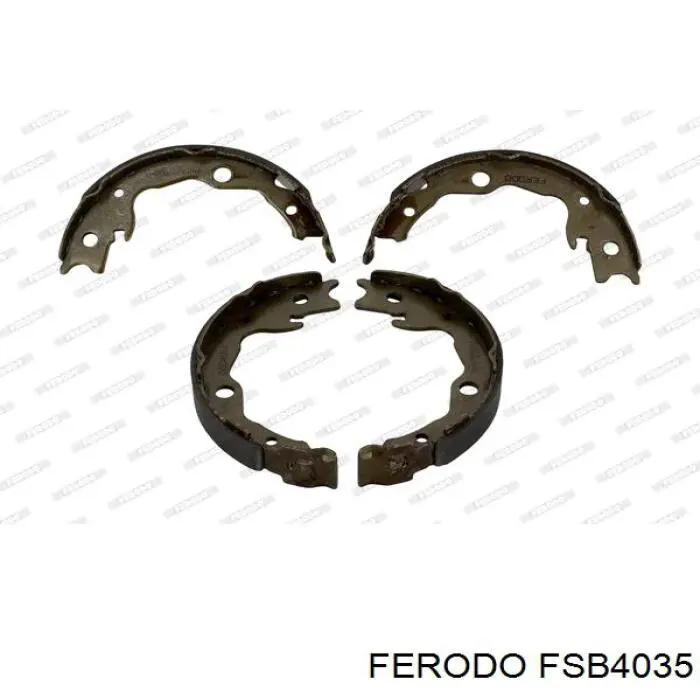 Купить FSB4035 Ferodo Колодки ручника/стояночного тормоза