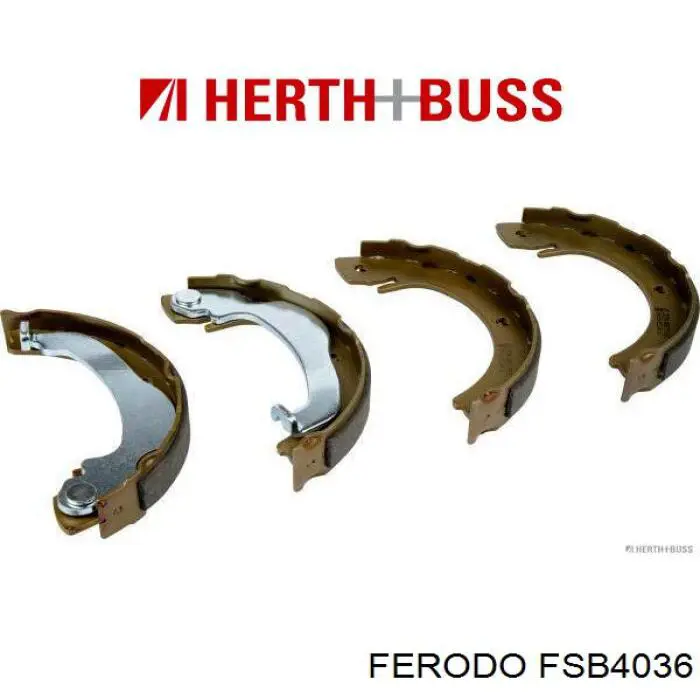 Купить FSB4036 Ferodo Колодки ручника/стояночного тормоза