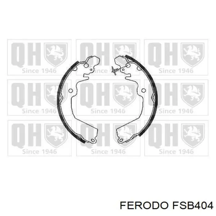 Тормоза рабочие задние ножные и тормозные барабаны Ferodo FSB404 цена, от 15.91 USD