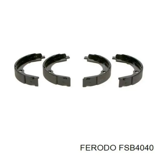 Zapatas de frenos de tambor traseras FSB4040 Ferodo