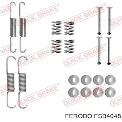 Колодки ручника FSB4048 Ferodo
