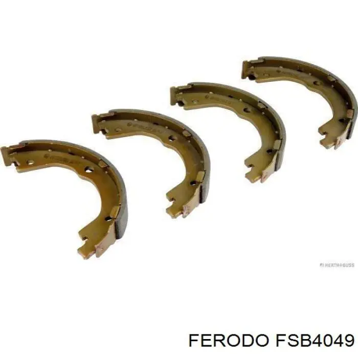 Купить FSB4049 Ferodo Колодки ручника/стояночного тормоза