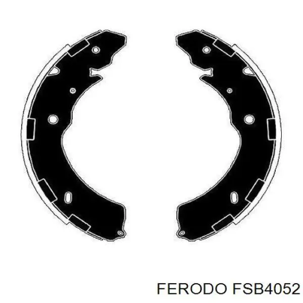 Купить FSB4052 Ferodo Задние барабанные тормозные колодки